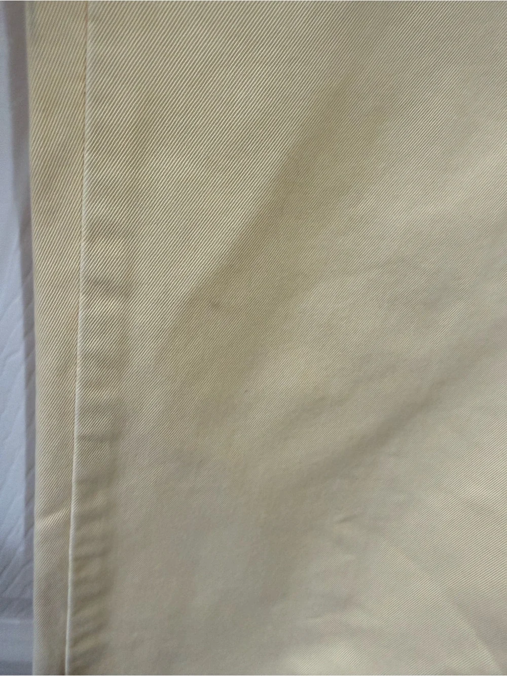 J.Crew Men’s Yellow 100% Cotton Chino Pants 36x30 Classic Flat Front
